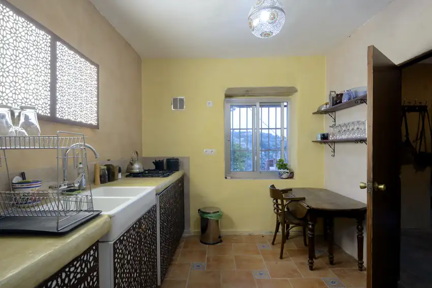 Shared kitchen with dining nook